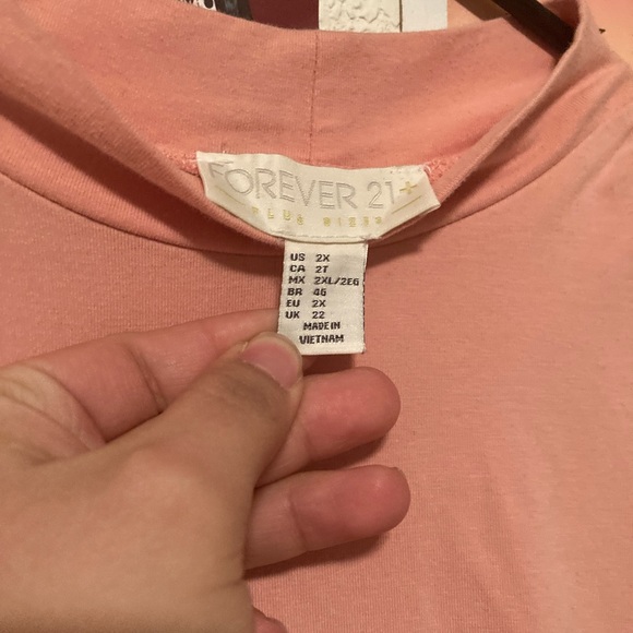 Pastel Pink One Piece Bodysuit Tank - Picture 3 of 3